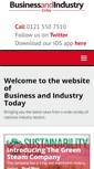 Mobile Screenshot of businessandindustrytoday.co.uk